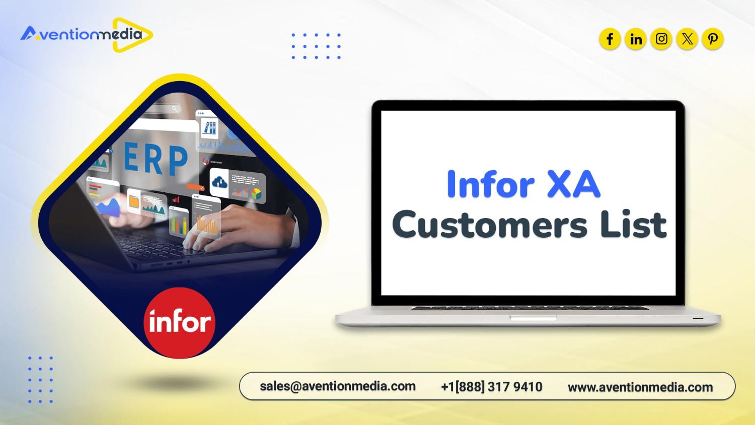 Discover Targeted Prospects Using Our Infor XA Customers List