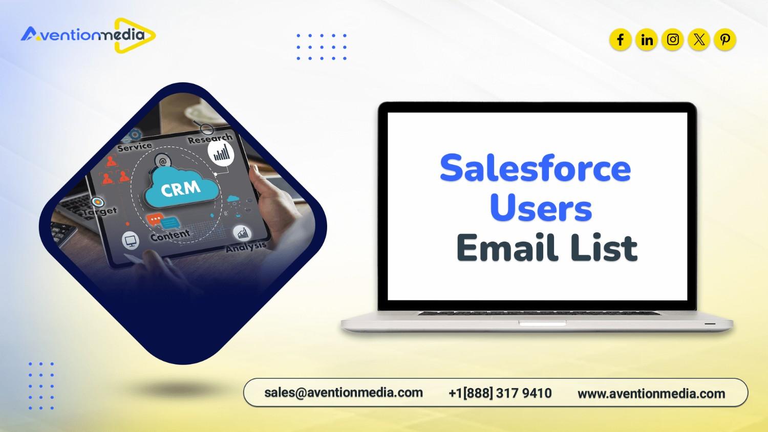Uncover New Opportunities Using Our Salesforce Users Email List