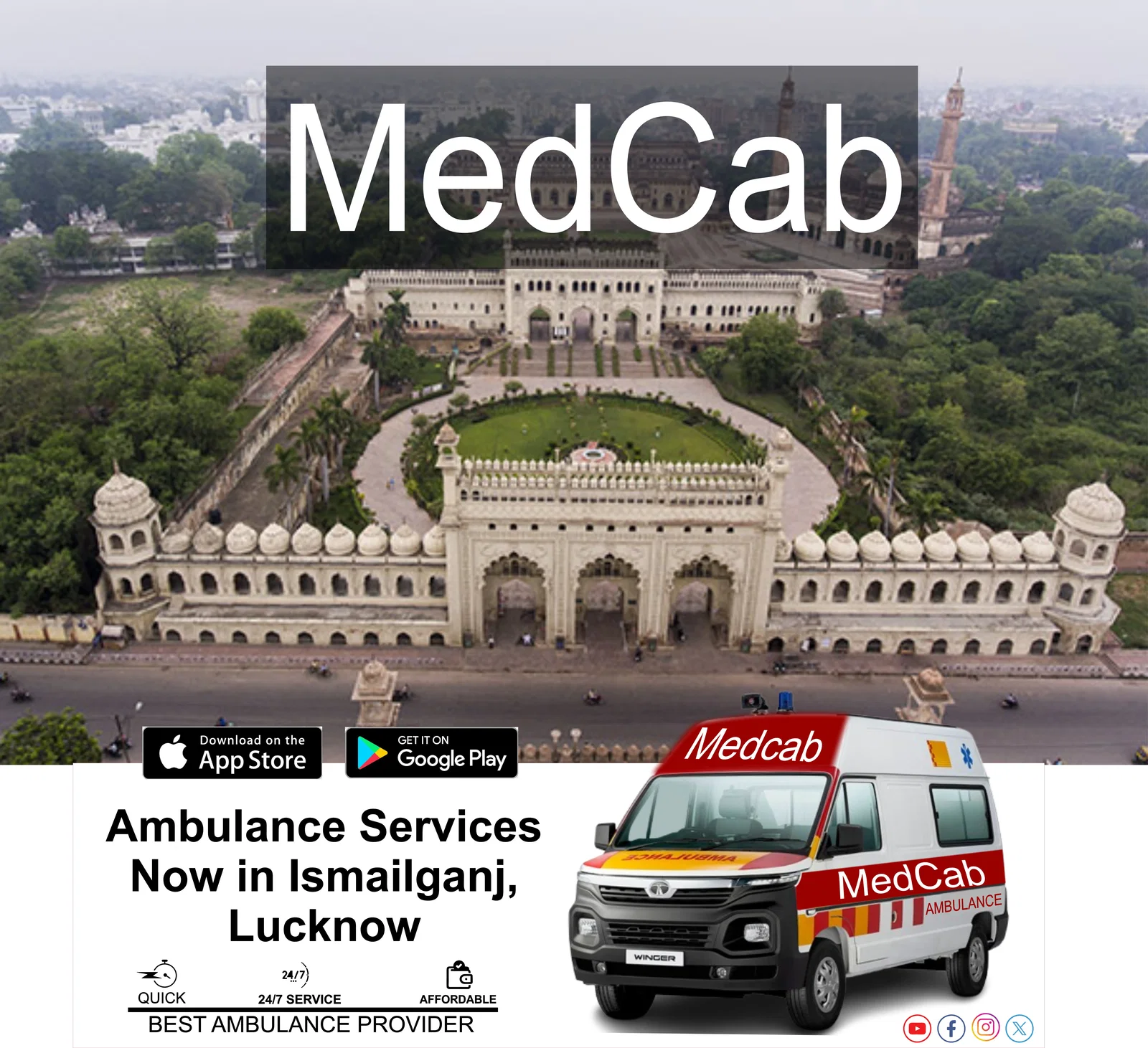 Ambulance Services in Ismailganj, Lucknow