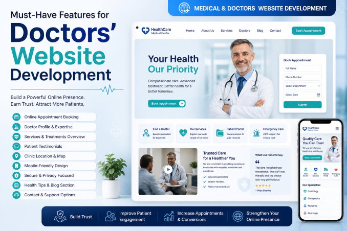 The 2026 Patient Experience Guide: Must-Have Features for Doctors Website Development
