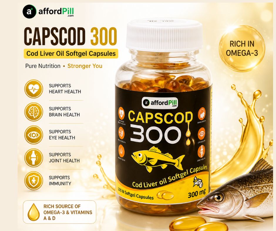 CAPSCOD 300 Soft Gelatin Capsules – Pan India Delivery Available