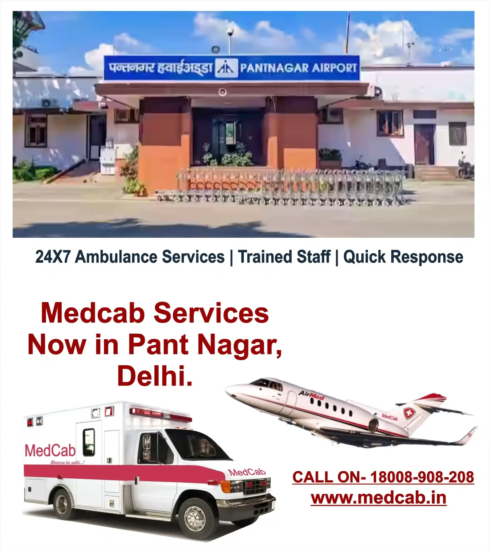Ambulance Services in Pant Nagar, Delhi