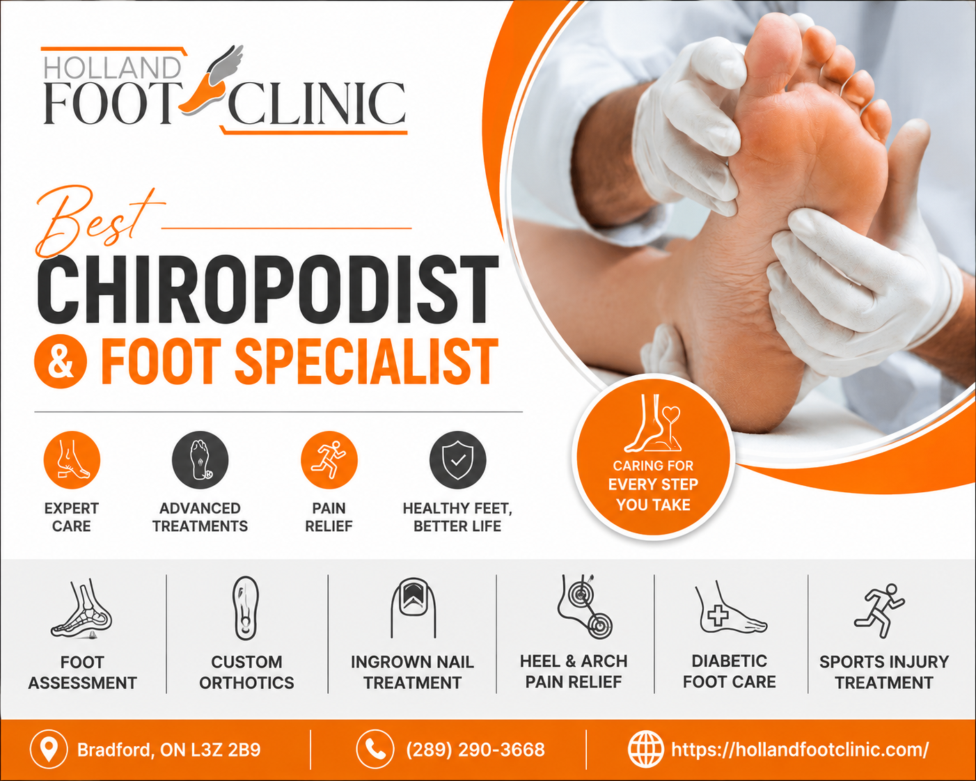 Best Chiropodist & Foot Specialist in Bradford, ON