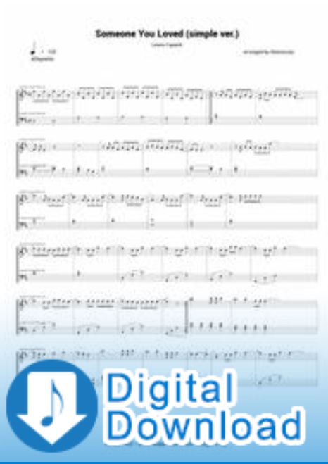 Someone You Loved easy Sheet Music by Aleesia Jac