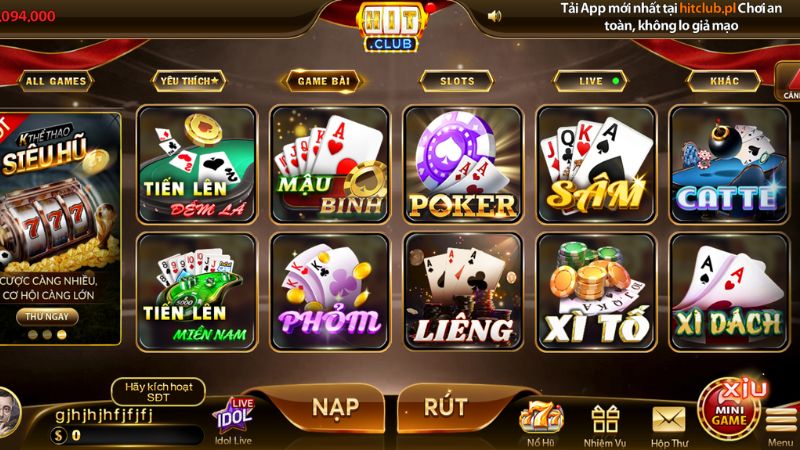 Game Bài HITCLUB – Thiên Đường Đổi Thưởng Hấp Dẫn Hàng Đầu 2026