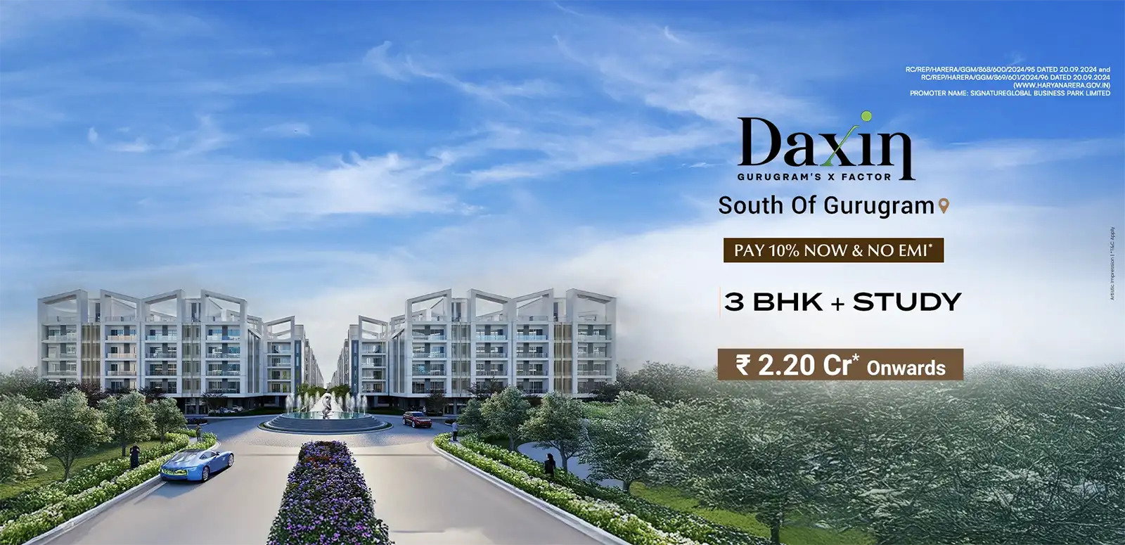 Signature Global Daxin Vistas in Sohna Gurgaon | Luxury living