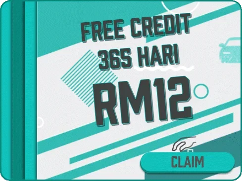 Claim Free Credit 365 Hari 😍