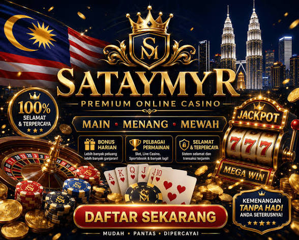 ✨ SATAYMyr ✨  ⭐️ FREE NEW Register  RM 6 ✅  ⭐️ FREE CREDIT 365 Hari RM 3 ✅  ⭐️ EVERY RM10 DEPOSIT FREE 1 LUCKY NUMBER ✅  ⭐️ UUSLOT | RICH GAMING | JILI | 918KISS | MEGA888 | PUSSY888 & LAIN