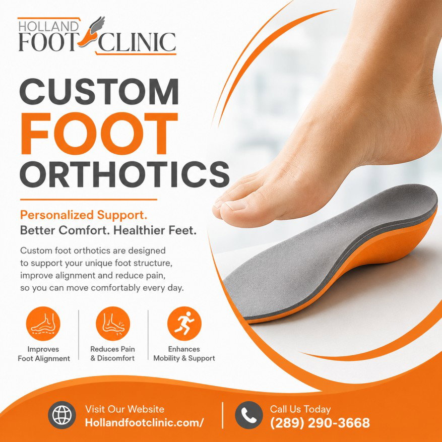 Custom Foot Orthotics Designed for Flat Feet and Better Mobility