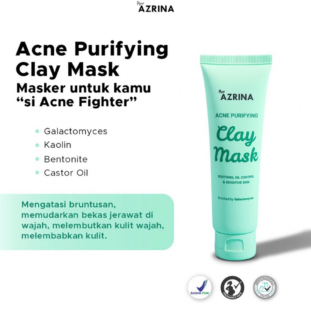 1. Acne Purifying Clay Mask