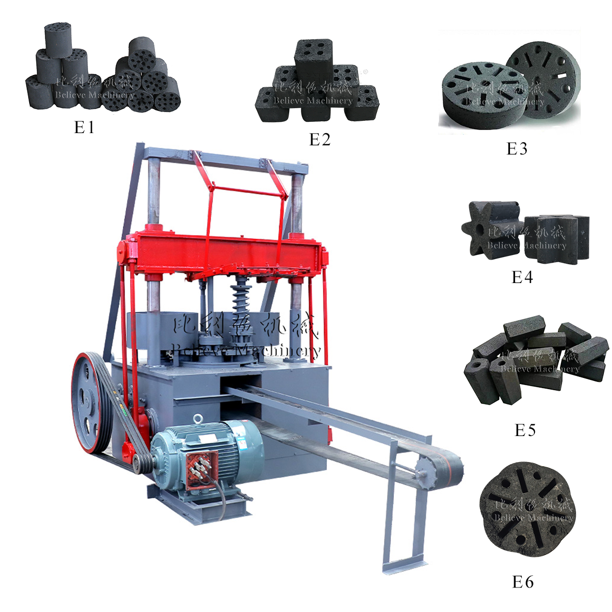 Honeycomb Charcoal Briquette Machine