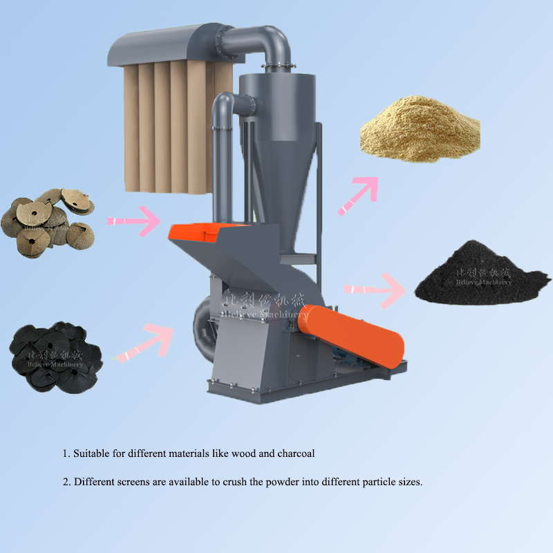 Crusher Charcoal Crusher Sawdust Making Machine