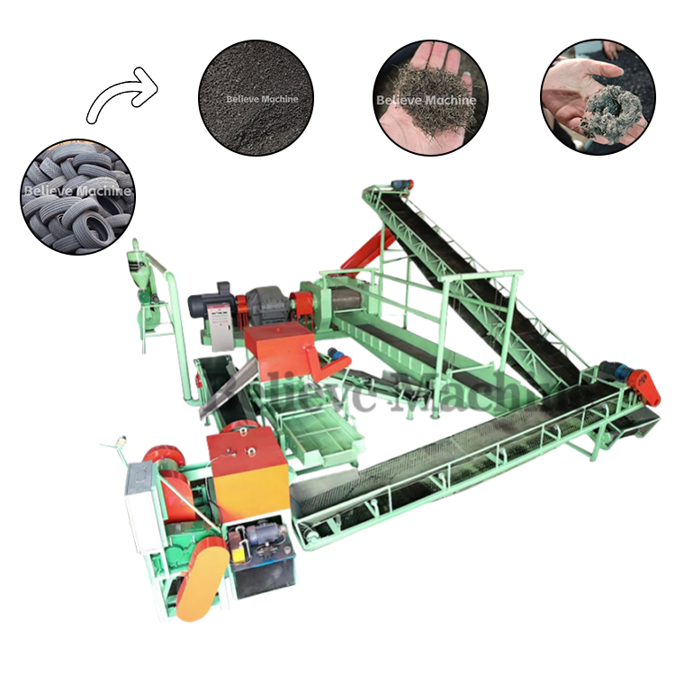 Waste Tire Recycling Equipment