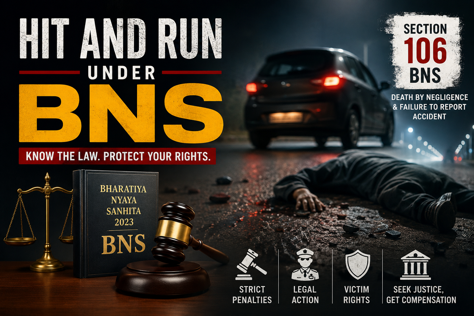 What Happens After a Hit and Run Under BNS in India