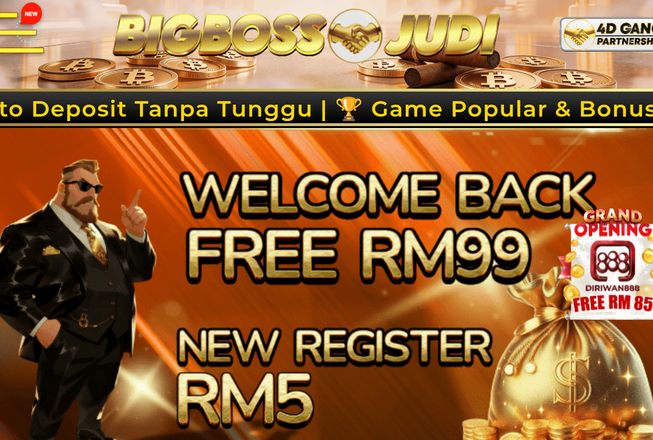 ✨BIGBOSSJUDI✨ 🔥Free Credit 365 & Welcome Bonus 50%🔥