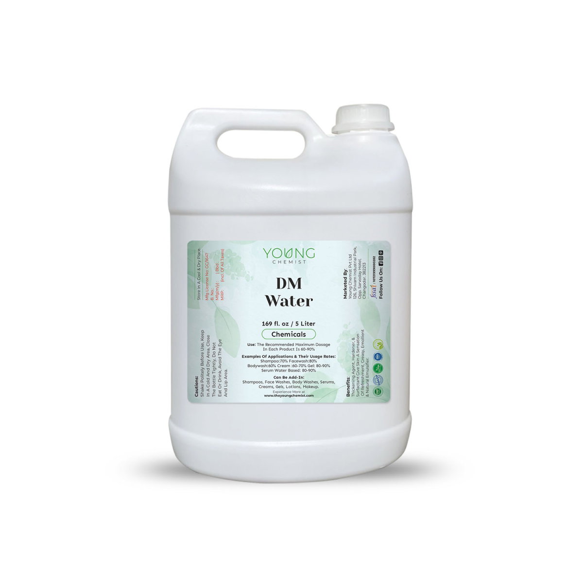 DM Water | Demineralized Water Benefits | Distilled Water | Young Chemist