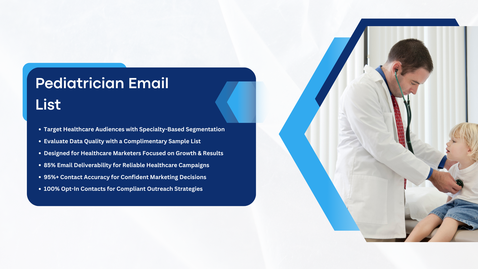 58K+ Verified Pediatrician Email List for Healthcare Marketing