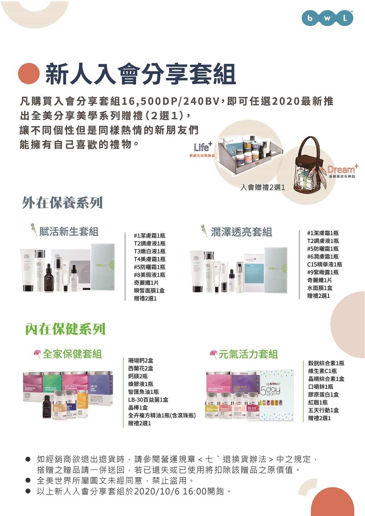 美麗保養套組有什麼？