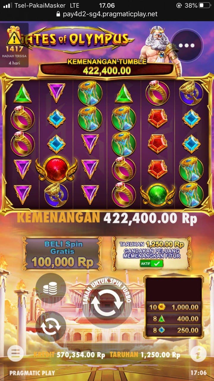 Daftar Slot Olympus Mudah Maxwin