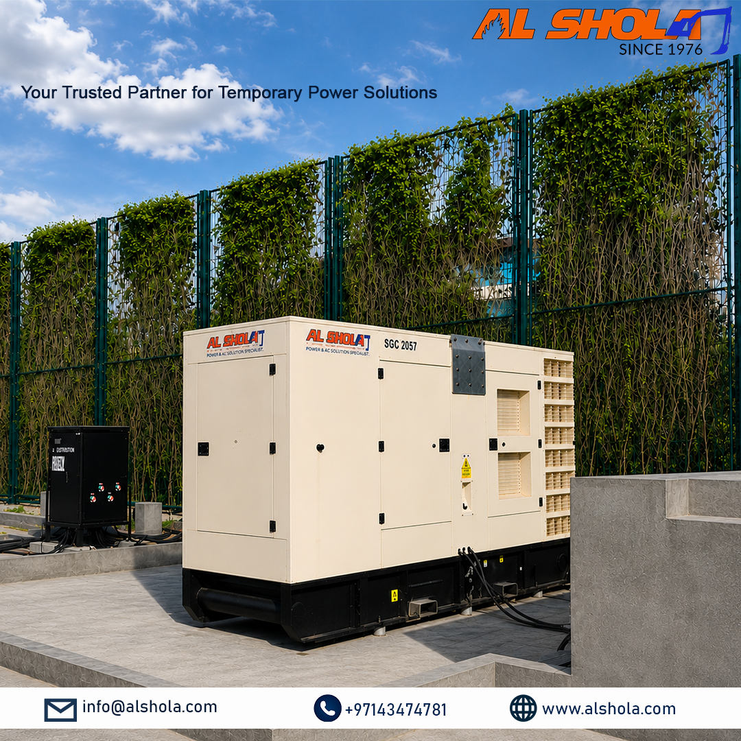 Diesel Generators & DG Set Rental UAE | Gensets 30–2000 kVA