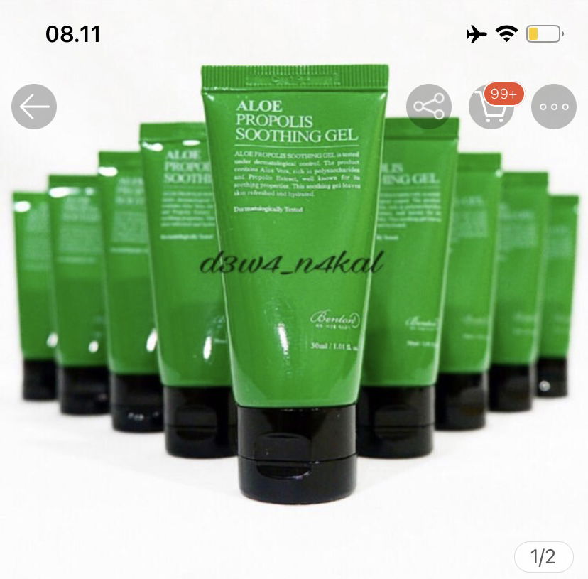7. benton aloe propolis soothing gel