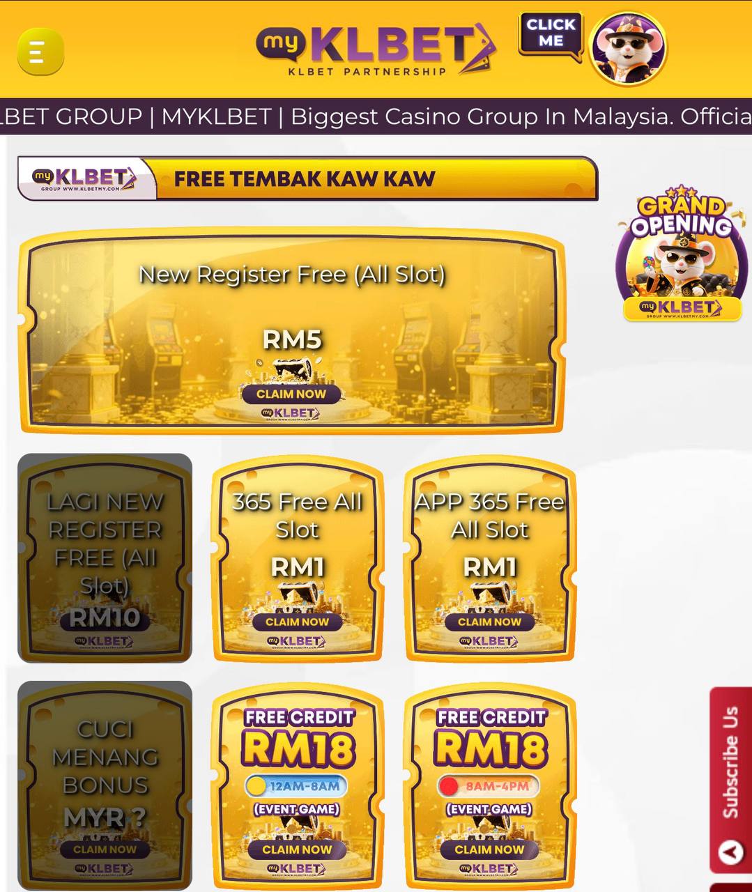 MYKLBET FREE RM5 ALL SLOT