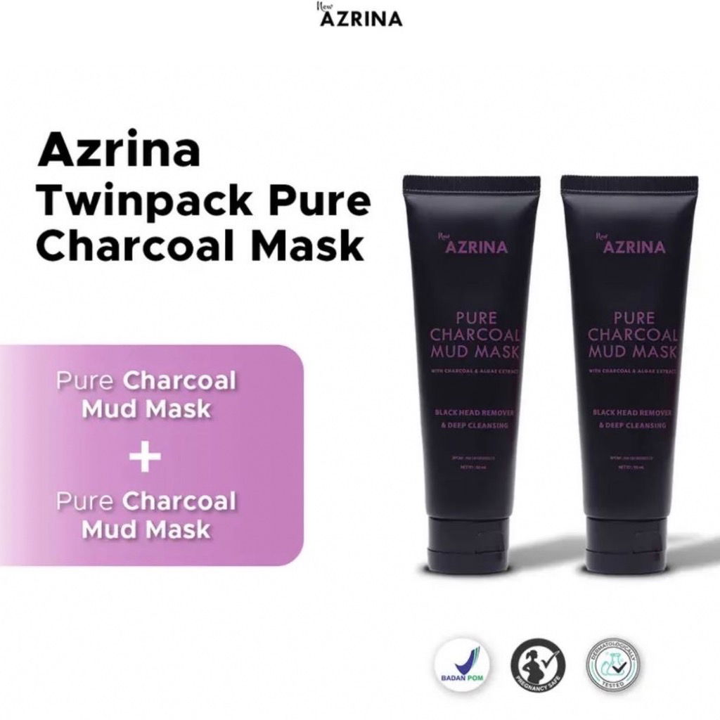 10. Azrina Charcoal Mask
