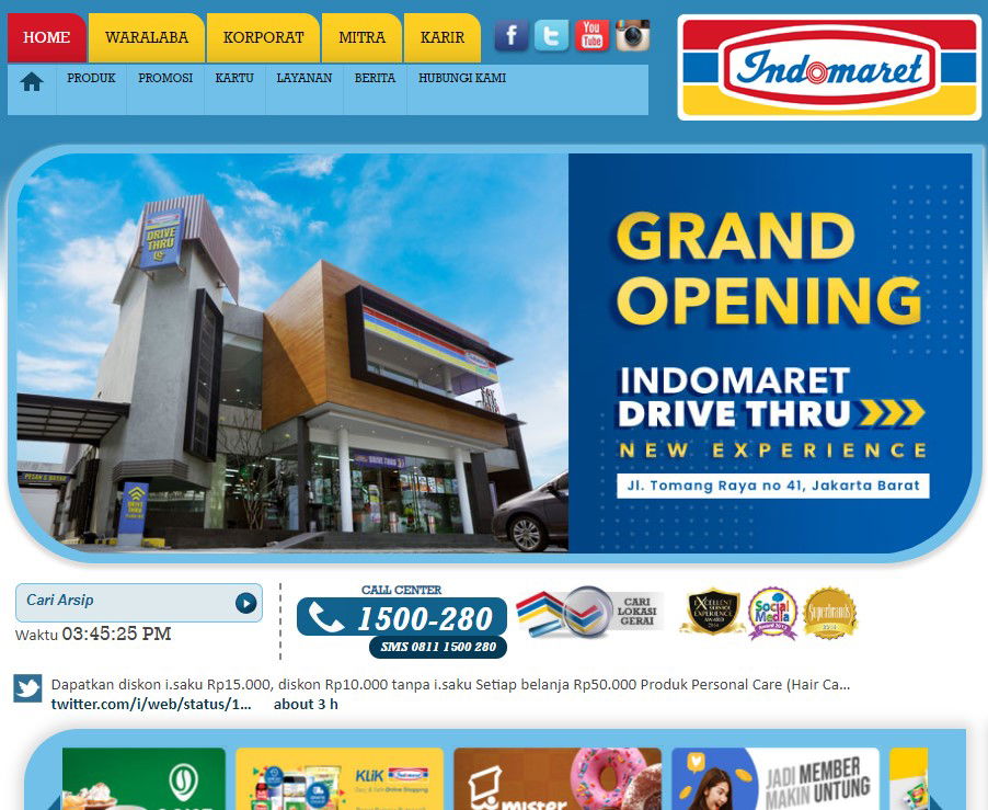 Official web Indomaret