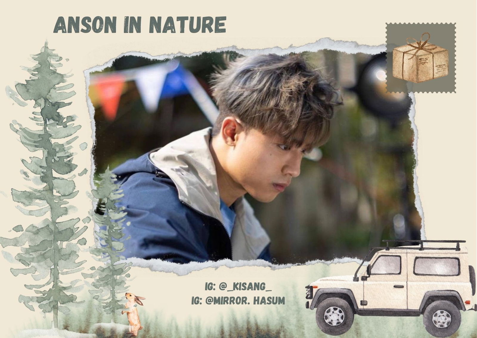 AK in Nature Postcard