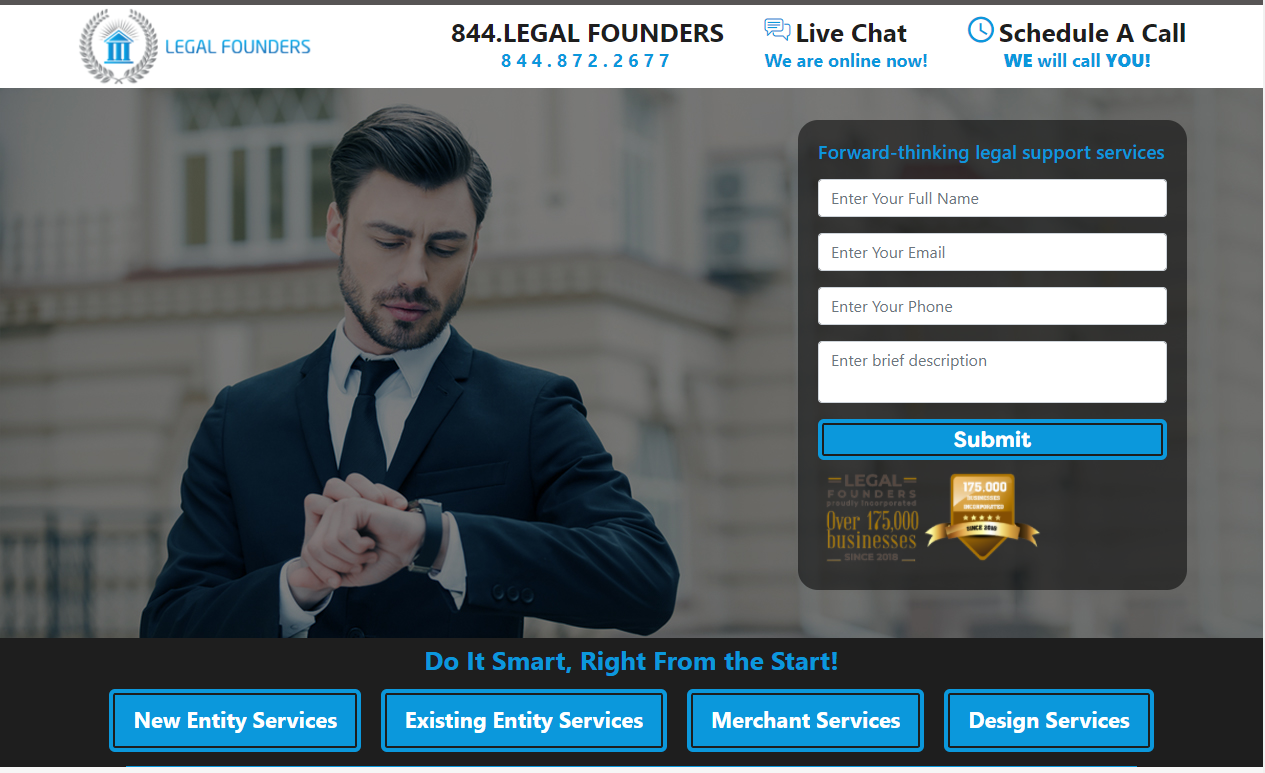 LEGAL FOUNDERS Inc.: The Leading Full-Service Business Filing Company