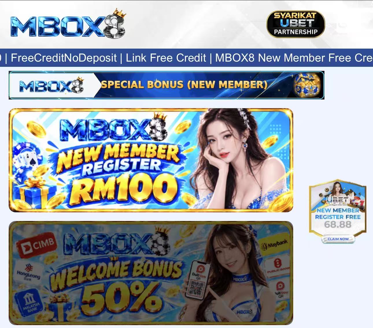 💯MBOX FREE RM100