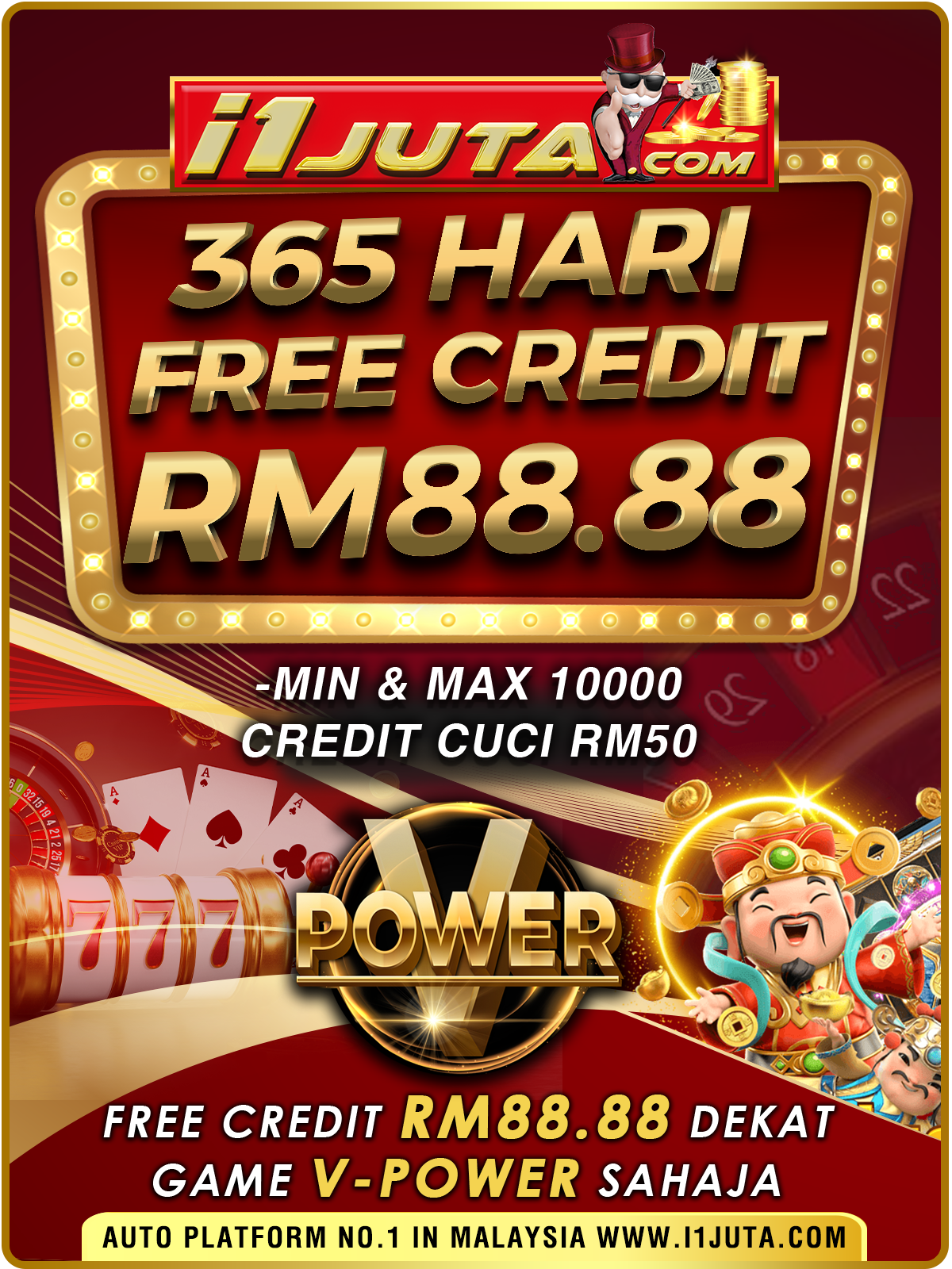 🧧👉  i1juta | FREE MYR88.88 EVERY DAY