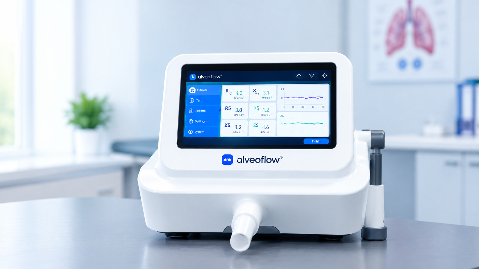 alveoFlow® Digital FOT System | Advanced Lung Testing