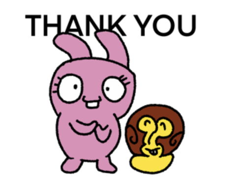 FoolRabbit(ThankYou) – LINE stickers | LINE STORE