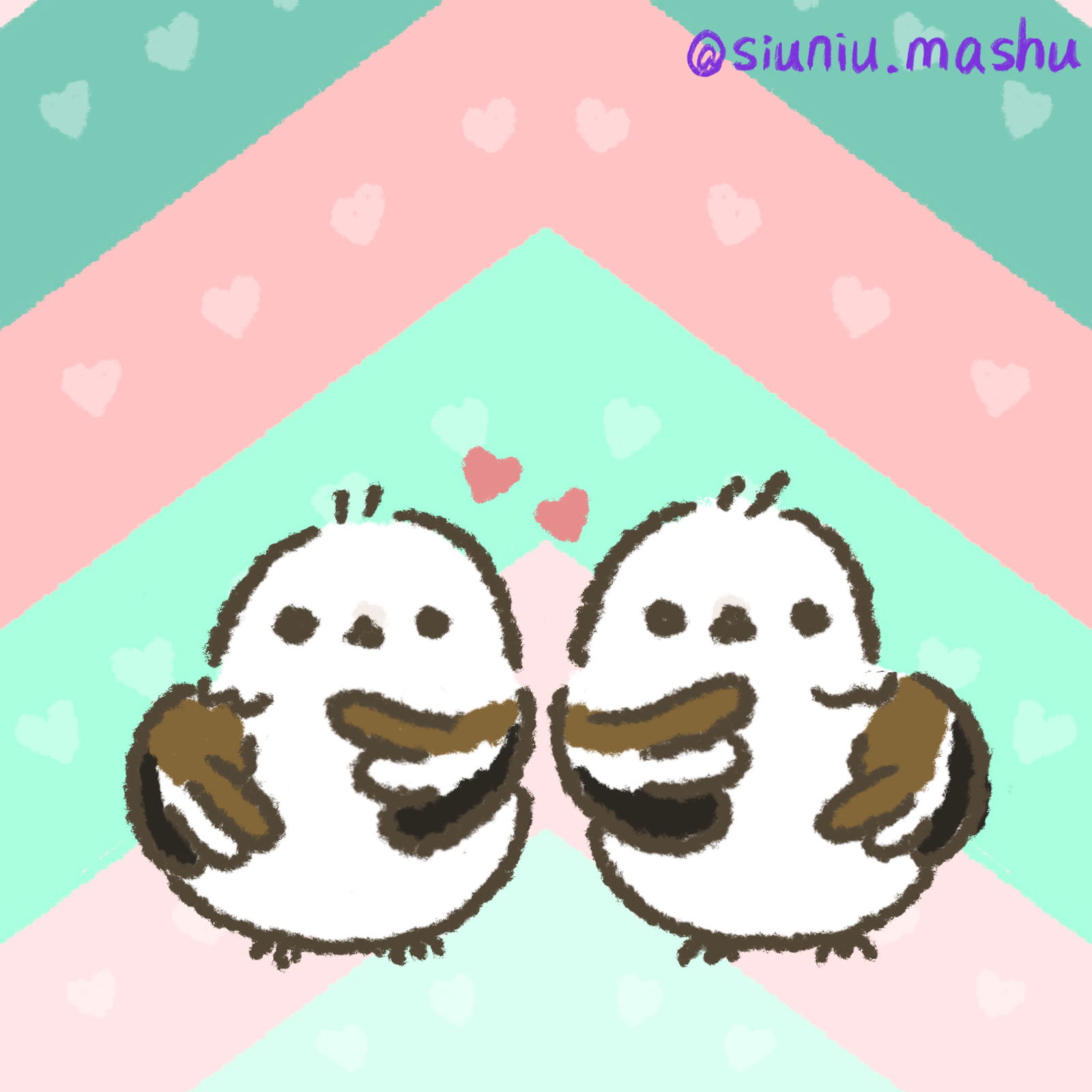 小鳥麻糬 - 大叔的愛 Sticker