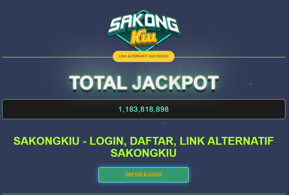 SAKONGKIU Daftar Di Sini