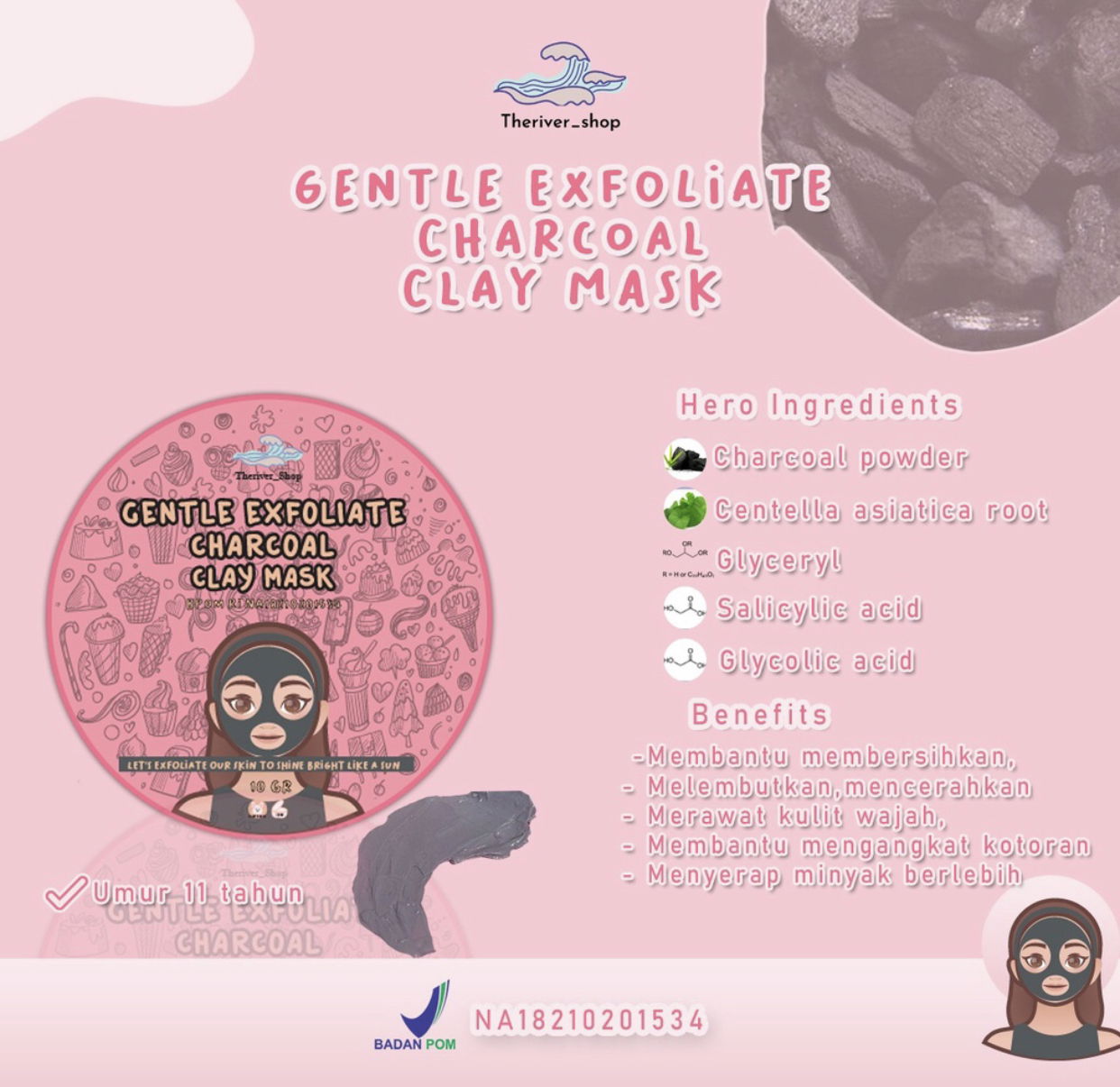 57. Clay Mask Charcoal 