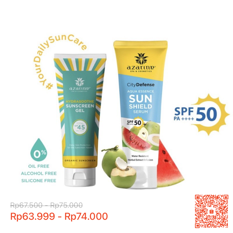 16. Azarine sunscreen