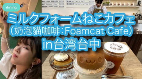 Foamcat Cafe in 台湾台中　MOBURU+（もぶるぷらす）