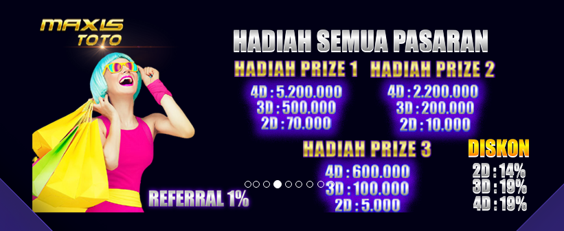 Maxis Toto Prize 123 Discount