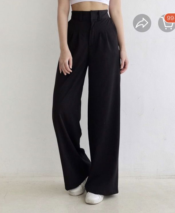 40. Celana kulot ( highwaisted )