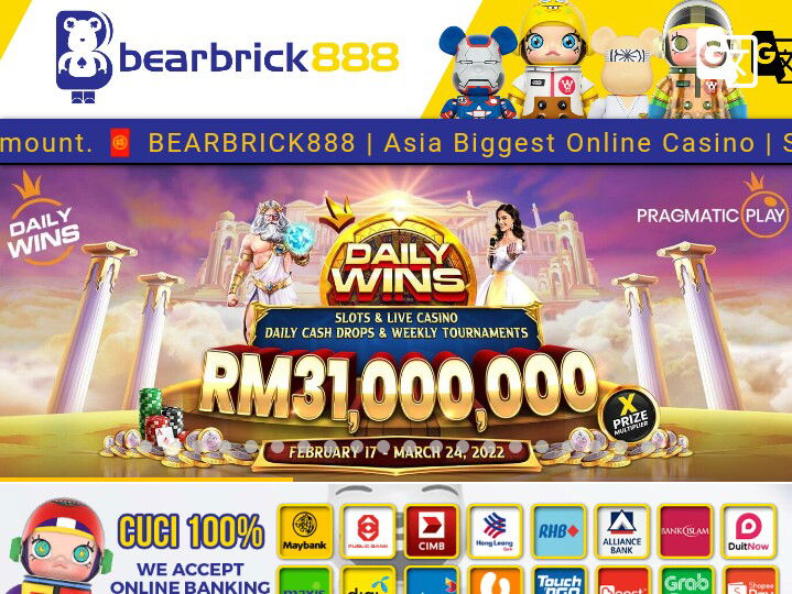 BEARBRICK888 SHARE FREE RM5 HOT!!