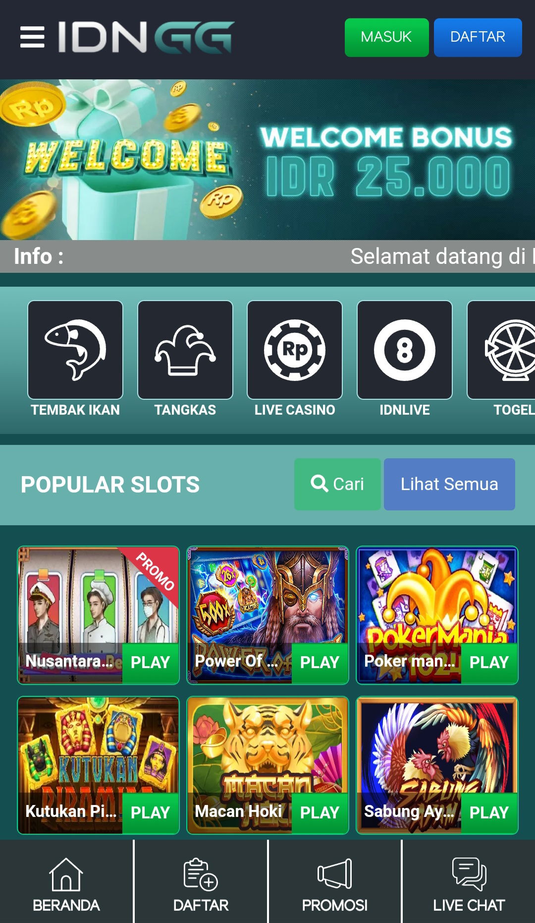 Idngg | ReIIDNGG BONUS 50% TO 10X							 								 								