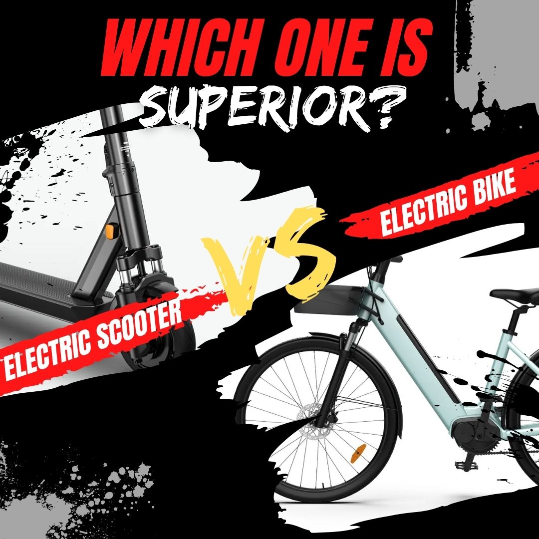 Electric Scooter Vs. Electric Bike; Which One Is Superior? 