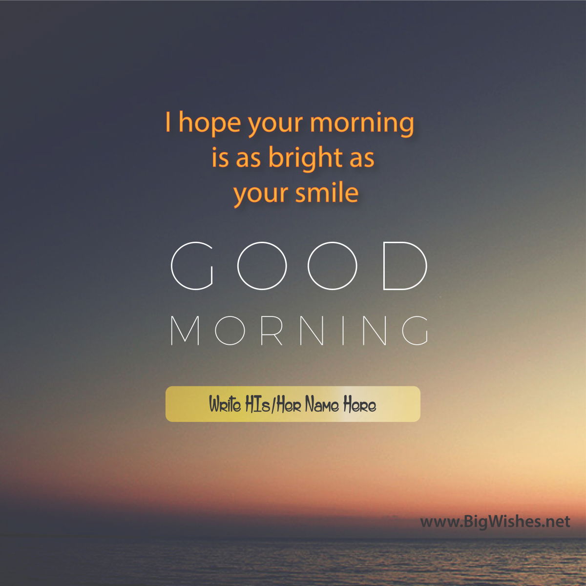 Good Morning Quote Image for Whatsapp Status | Big Wishes