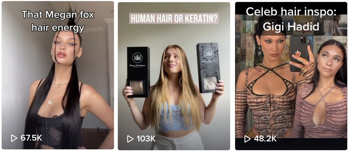 TikTok Trends: Extensions that are Best for Thin Hair & More