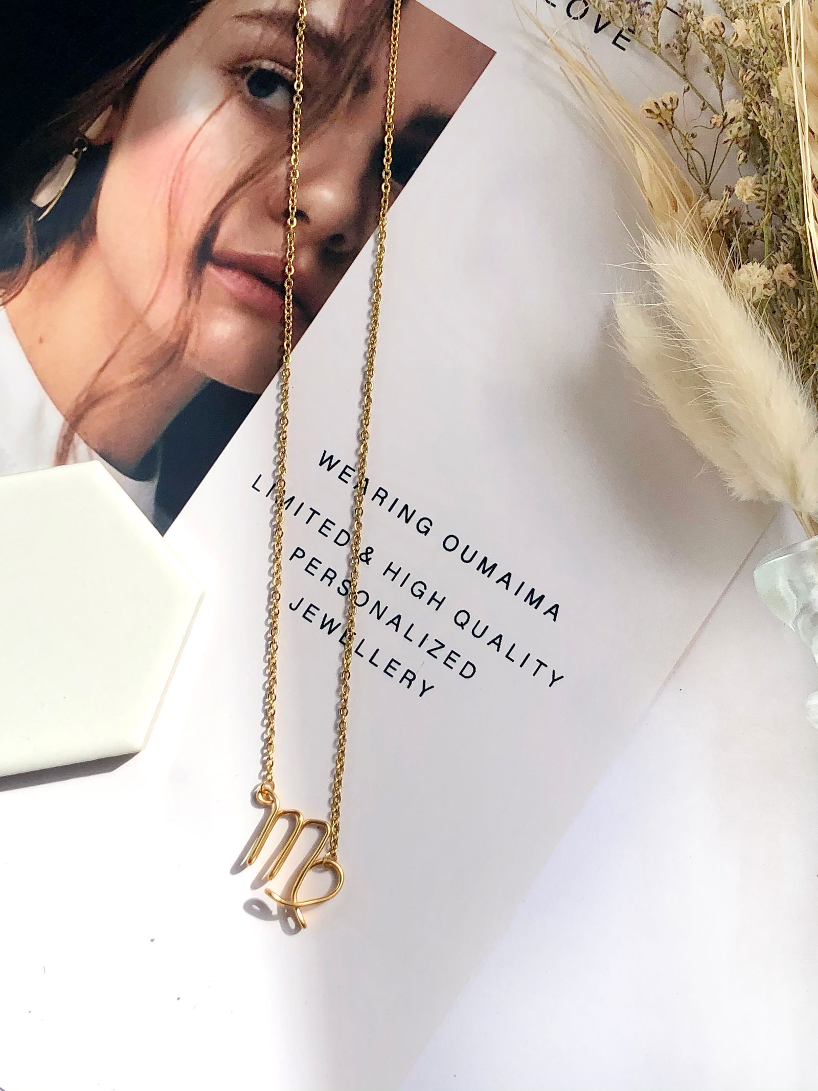 ZODIAC SIGN NECKLACE- FREE ONGKIR