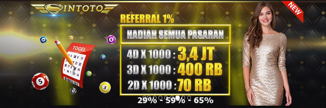 📌 SINTOTO 📌  PRIZE 1 📌  DISKON 📌  BONUS NEW MEMBER 