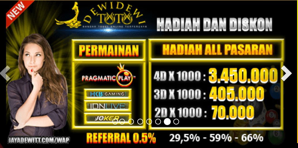 📌DEWIDEWITOTO 📌 PRIZE 1 📌 DISKON BESAR