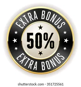 BONUS NEW MEMBER 50%